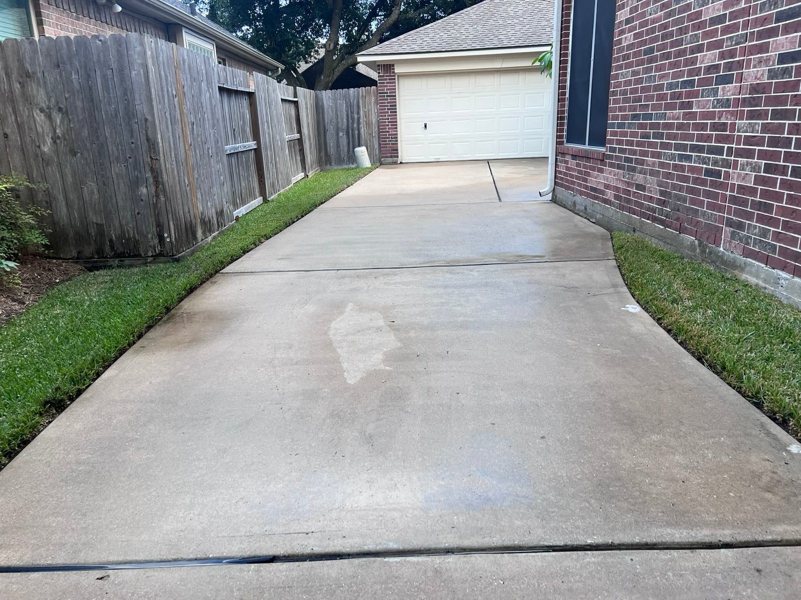 Clean driveway
